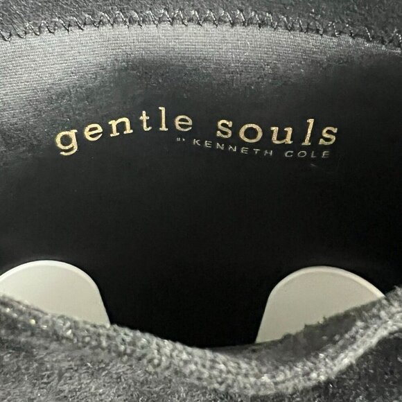 Gentle Souls By Kenneth Cole Boots Womens 8 M Knee High Pull On Riding Black - Picture 7 of 7